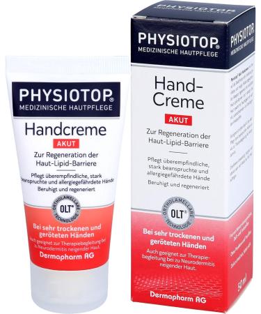 Buy Physiotop Acute Hand Cream 50ml - Soothing Relief for Dry Hands | International Shipping Available - Buy Online on GoSupps.com