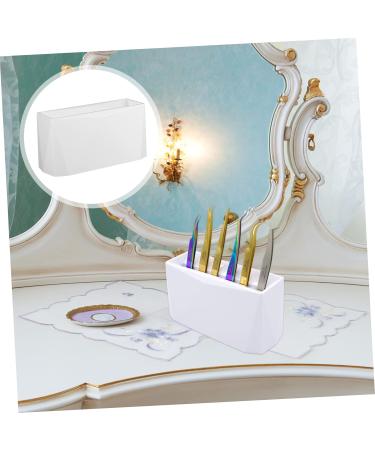 Mikinona 6 Tweezers Display Stand Tweezers Stand Lash Extension Holder Show Rack with Cover Eyelash Tweezers Scraper Storage Stand Tweezers Rack Tweezers Organizer Lash Tools White Plastic 15x6.2cm - Buy Online on GoSupps.com