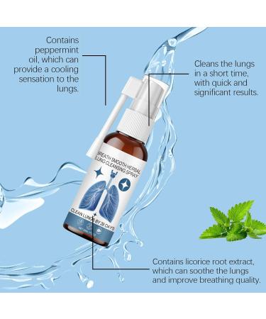 Clawrex Herbal Lung Cleansing Spray Set 3 Pieces Lung Cleansing Spray for Freed Airways Gentle Body Care for Clearing and Breathing Body Refresher 90 ml - Buy Online on GoSupps.com