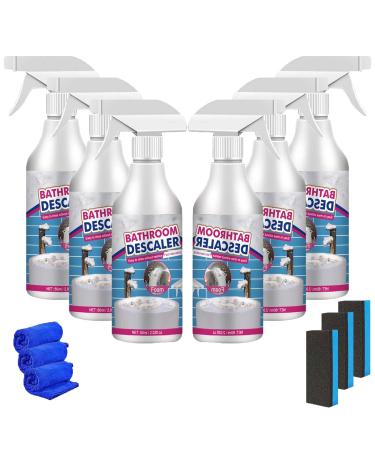 Acssart Official Acssart Bathroom Cleaner with Clean and Care Accessories Jue Fish Bathroom Descaler Acssart Bathroom Descaler Cleaner Acssart Bathroom Descaler Acssart Cleaner Acssart Foam Cleaner 6PCS