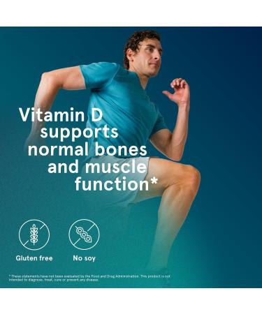 Puori Vitamin D3 Softgels, 2500 IU (62.5 mcg) - Fast Absorbing Vitamin D3 Supplements for Immune System Support, Bone Health & Density and Healthy Muscle Functions - Non-GMO & Gluten-Free - 240 Count 120 Count (Pack of 2) - Buy Online on GoSupps.com