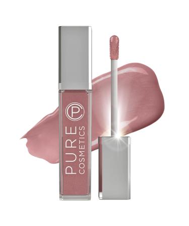 Pure Cosmetics Pure Illumination Lip Gloss - LED-lit Applicator w/Side Mirror - Non-Sticky Moisturizing & Hydrating Lip Glosses - Soothes & Heals Dried Chapped Lips (Classy)
