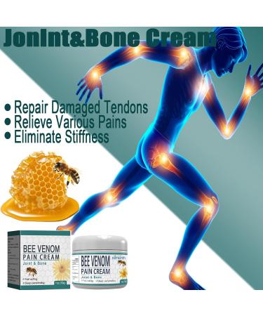 Bee Ve-nom Joint and Bone Cream Joint Pain Relief Cream Knees Pain Relief Gel Natural Formula Instant Relieves Pain Gel Joint Cream Bee ve-nom Cream for Joint Shoulder Waist Back Hand Feet Leg Muscle - Buy Online on GoSupps.com