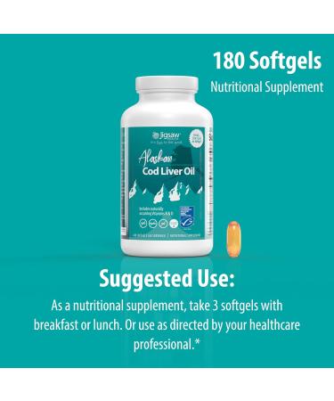 Jigsaw Health Bundle | MagSRT 240 Tablets and Alaskan Cod Liver Oil 180 Softgels - Buy Online on GoSupps.com