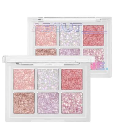 OH:MY Glitter Pop 3 Colors Glitter Eyeshadow Palette High Pigment Eye Glitter Balm Highlighter Makeup Shimmer Pearl Eye Shadow Long-Lasting Korea Eye Makeup (02 MY:FAIRY)