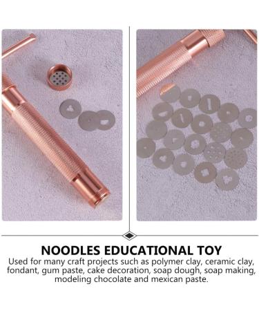 YARDWE Miniature Alloy Rotary Clay Extruder with 20 Discs - Clay Tool for Precise Clay Modeling - Buy Online on GoSupps.com