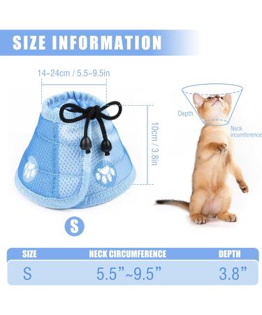 Adjustable Soft Cat Collar - Anti-Bite Wound Healing Cone for Cats & Dogs | International Shipping Available - Buy Online on GoSupps.com
