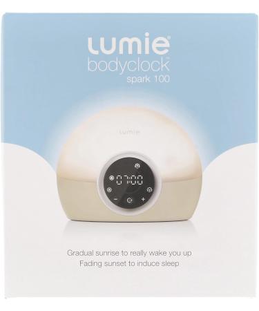 Lumie Bodyclock Spark 100 - White Light Alarm Clock with Sunset Sleep Function | International Shipping Available - Buy Online on GoSupps.com