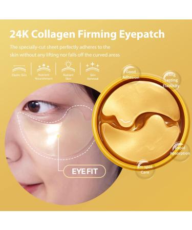 SNP 24K Gold Firming Eye Patch with Collagen - Plumps & Tightens Skin - 60 Patches - Ideal Gift for Her - Buy Online on GoSupps.com