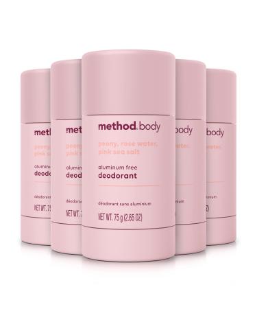 Method Deodorant Pure Peace Aluminum Free 12 Hour Protection 2.65 oz (Pack of 5) - Buy Online on GoSupps.com