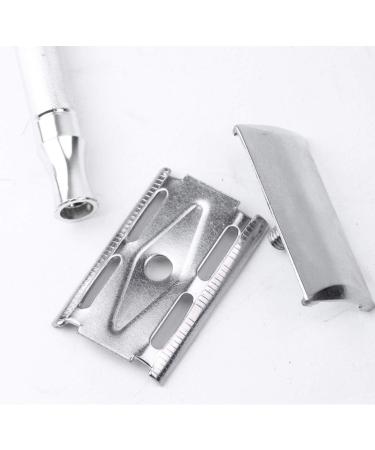 Double Edge Razor Long Handle Classic Shaver | Manual Razor Holder - Black | Premium Grooming for a Smooth Shave - Buy Online on GoSupps.com