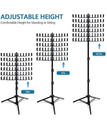 Hutnncg Height Adjustable Braiding Hair Rack | 144 Pegs Hair Divider Rack For Braiding - Hair Stand With Stylist Hair Braiding Tools Braiding Hair Supplies Included - Buy Online on GoSupps.com