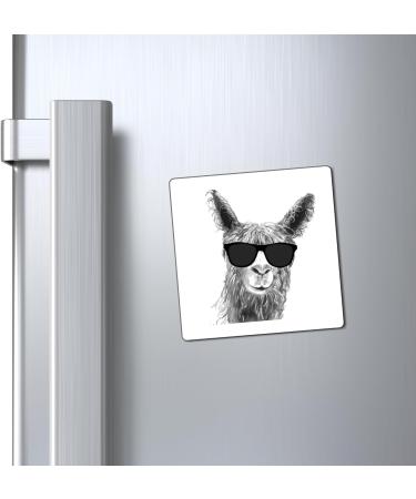 Cool Alpaca Llama Tshirt | Mama Llama T-Shirt | Alpaca Tshirt Llama Gifts | Spirit Animal Graphic Tee Magnets 4" 4" - Buy Online on GoSupps.com