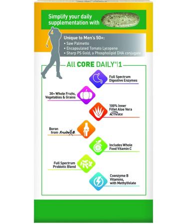 Country Life Core Daily-1 for Men 50+ | 60 Tablets - Daily Supplement for Optimal Health - Buy Online on GoSupps.com
