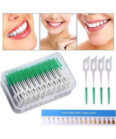 Soft Silicone Interdental Brush - Adaptive Dual-House Dental Floss Stick for Effortless Cleaning | International Shipping Available - Buy Online on GoSupps.com