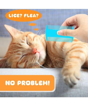 12Pcs Flea Comb for Cats Dogs Cat Dog Flea Comb with Double Side Tooth Flea Brush for Dogs Cats with Fine Tooth for Effective Flea Removal Pet Flea and Tick Comb for Small Cats Dogs Kitten Indoor - Buy Online on GoSupps.com