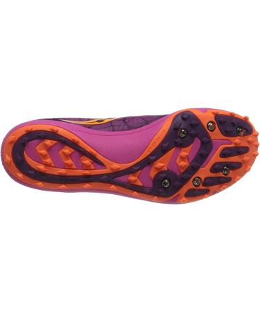 Saucony Women's Shay XC4 Spike-W 6 Raspberry/Vizi Orange | Lightweight Racing Spike for Cross Country Running - Buy Online on GoSupps.com