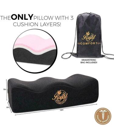 BBL Booty Pillow for Brazilian Butt Lift Recovery | Dr. Approved, Ultra Comfortable Support Cushion with 3 Layers for Post-Surgery Sitting | Royal Comfort - Buy Online on GoSupps.com