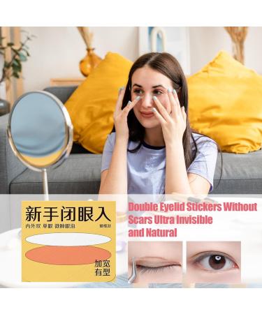 Eyelid Tape for Hooded Eyes Invisible - Waterproof Invisible Eyelid Lift Strips Professional Droopy Eyelid Solution Comfortable Eye Lid Contour Stickers for Natural Look - Buy Online on GoSupps.com