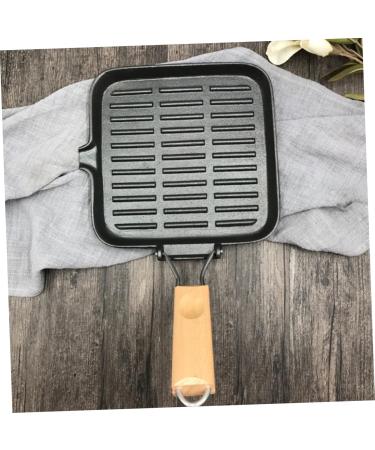 LIFKOME Frying Pan Mini Stove Camping Griddle Square Griddle Pan Stainless Steel Roasting Pan Folding Cooking Pot Square Egg Pan Camping Cookware Egg Cookers Wok Outdoor - Buy Online on GoSupps.com