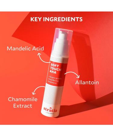 Stratia Soft Touch AHA Resurfacing Treatment | Gentle Mandelic Acid Exfoliant | Clears Pores | Sensitive and All Skin | 1.7 Fl Oz - Buy Online on GoSupps.com
