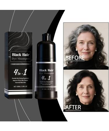 Hair coloring shampoo instant longlasting multifunctional hair coloring shampoo for women and men covering gray hair for lovers family friends grandmother grandfather - Buy Online on GoSupps.com