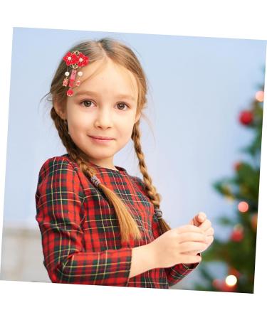 minkissy 5 Pairs Antique Red Hairpin Tassel Hair Accessories Pom Pom Tassels Hair Clips Barrettes Red Furry Balls Bow Hair Clips Girls Tassel Hair Clip Cloth Princess Flower Hair Girl Child - Buy Online on GoSupps.com