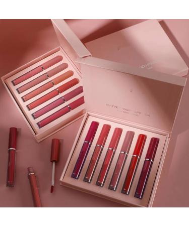 6pcs Matte Liquid Lipstick Set Matte Liquid Moisturizing Lip Gloss Set Long Lasting Liquid Lipstick Set Matte Moisturizing Lip Gloss Set r - Buy Online on GoSupps.com