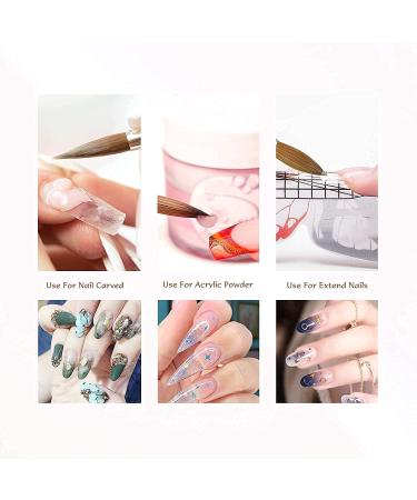 Premium #18 Sable Kolinsky Acrylic Brush for Nail Art | Zobelhaar Gel Brush | Wood Nail Polish Tool for Manicure - Buy Online on GoSupps.com
