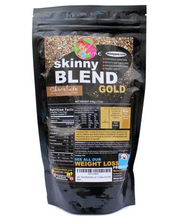 Skinny Blend Gold! | Best Tasting Protein Shake for Women | Delicious Smoothie | Low Sugar Low Carb | Supports Metabolism and Energy | (15 Serving Chocolate) Chocolate 15 Servings (Pack of 1)