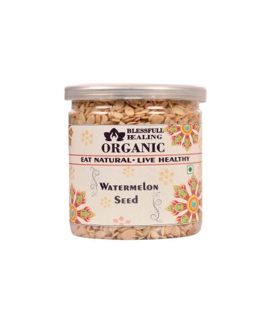 Blessfull Healing Organic Watermelon Seeds 300 Gram Airtight Container (Packing May Vary)