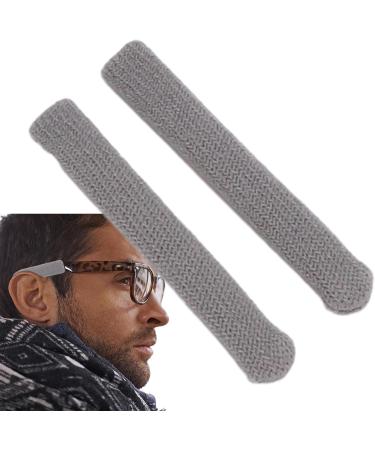 Joberio Glasses Ear Pillow & Knitting Corn Cushions | Elastic Non-Slip Glasses Arm Pads & Comfort Cushions - Soft Accessories in Gray - Buy Online on GoSupps.com