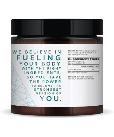 Dr. Mercola Pure Power Creatine Monohydrate 17.6 oz - Unflavored Non-GMO 100 Servings NSF Certified for Sport - Enhance Performance & Recovery - Buy Online on GoSupps.com