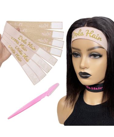 Dolahair Lace Melting Band, Elastic band for Wigs, 4PCS Wig Holding Band  for Wigs Edge Wrap to Lay Edges, wig bands for keeping wigs in place, wig  headband, lace band, wig accessories