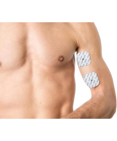 20 Electrodes Compatible with COMPEX TENS EMS Pads 5x5cm - Button Connection 3.75mm | axion Brand Quality - Buy Online on GoSupps.com