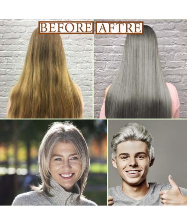 Silver Gray Hair Wax Pomade - Long Lasting Washable Temporary Color for Party Cosplay & Date | Non-Greasy Matte Styling Wax - Buy Online on GoSupps.com