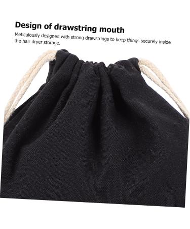 DOITOOL Blow Dryer Bag Hair Canvas Tools Net Supplies Portable Inch Bags*inch Hairdryer for Air Blow Suitcase Travel 33.00X30.00X0.50CM Black - Buy Online on GoSupps.com