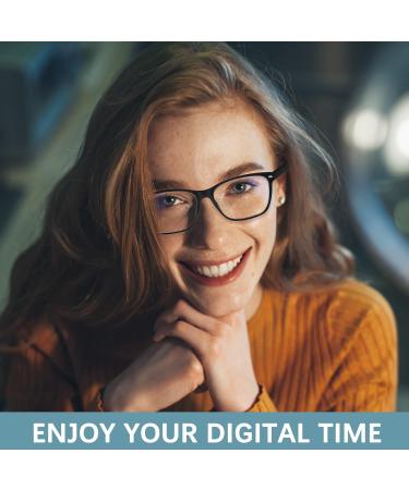 CLASAGA Progressive Multifocus Reading Glasses for Women - Blue Light Blocking Computer Readers with Spring Hinge | 3 Mix Colors 2.0x Magnification - Buy Online on GoSupps.com