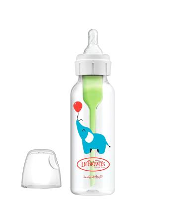 Dr. Brown's Natural Flow Anti-Colic Options+ Narrow Baby Bottles 8 oz/250 mL - 6 Pack with Level 1 Nipple, 0m+ - Balloon Animals Gift Set - Buy Online on GoSupps.com