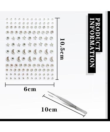 4 Sheets Eye Body Face Gems Rhinestone Stickers Self Adhesive Face Jewels Crystals Rainbow Pearl Body Nail Eye Face Gems Makeup Stick Jewelry for Body Art Skin Eye Nail Decoration Rave Festival Party - Buy Online on GoSupps.com