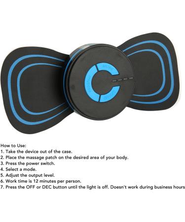 Buy EMS Massage Device | Wireless Mini Electro Neck Massager for Muscle Pain Relief - Buy Online on GoSupps.com