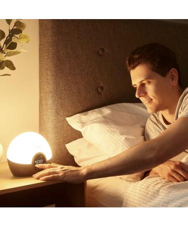 Lumie Bodyclock Glow 150 - Light Alarm Clock with 9 Sounds & Sunset Function | Sleep Aid & Wake Up Light in Black - International Shipping Available - Buy Online on GoSupps.com