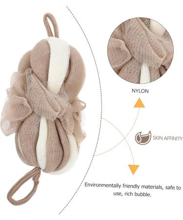 Balacoo 4 Pcs Long Bath Flower Back Scrubber - Men's Mesh Body Pouf & Shower Sponge for Ultimate Cleanliness - Buy Online on GoSupps.com