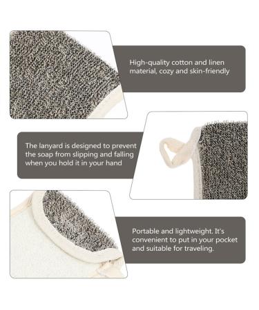 FRCOLOR Bath Sponge & Dr. Sasquatch Soap Holder Bag - Microfiber Exfoliating Pouch for Body & Face Cleaning | 3pcs Soft Soap Bags - Buy Online on GoSupps.com