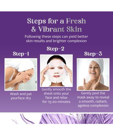 Envy Collagen & Peptides Sheet Mask - Dermatologist Tested Hydrating & Anti-Aging - Reduces Acne Scars & Sun Damage - Korean Skin Care for All Skin Types (5 Masks - Buy Online on GoSupps.com