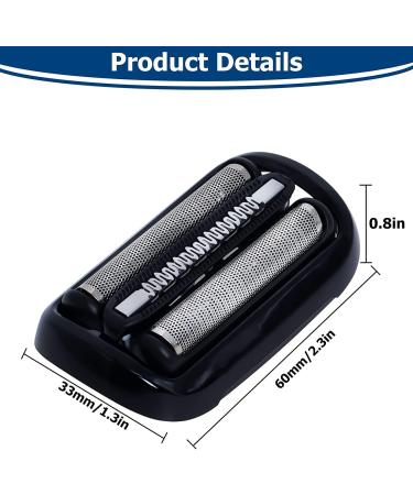 53B Foil Shaver Part Compatible with Braun 5020s 5018s 5050cs 6020s 6075cc 6072cc - Upgrade Your Shaving Experience - Buy Online on GoSupps.com