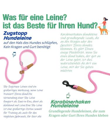 Shop Lynxking Tow Lines for Dogs - Durable Retrieving Linen for Small Medium & Large Breeds - Pink 1.3cm x 180cm - Buy Online on GoSupps.com