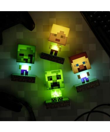 Paladone Minecraft Zombie Icon Light | Multi Coloured LED Lamp - Buy Online on GoSupps.com