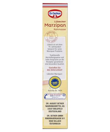 Dr. Oetker L beck Marzipan Raw Mass 200g - 53% Almonds Vegan Baking & Decorating - Premium Quality for Cakes & Pastries - Buy Online on GoSupps.com