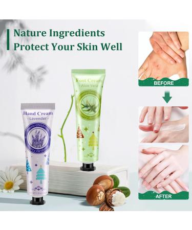 12 Pack Mini Hand Cream Foot Cream Lip Balm for Women and Men Moisturizer Gift for Christmas and Birthday - Buy Online on GoSupps.com